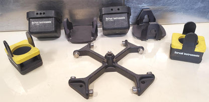 SORVALL H1000B ROTOR 11053 &two 11093 BUCKET 98100 INSERTS for RT6000 CENTRIFUGE