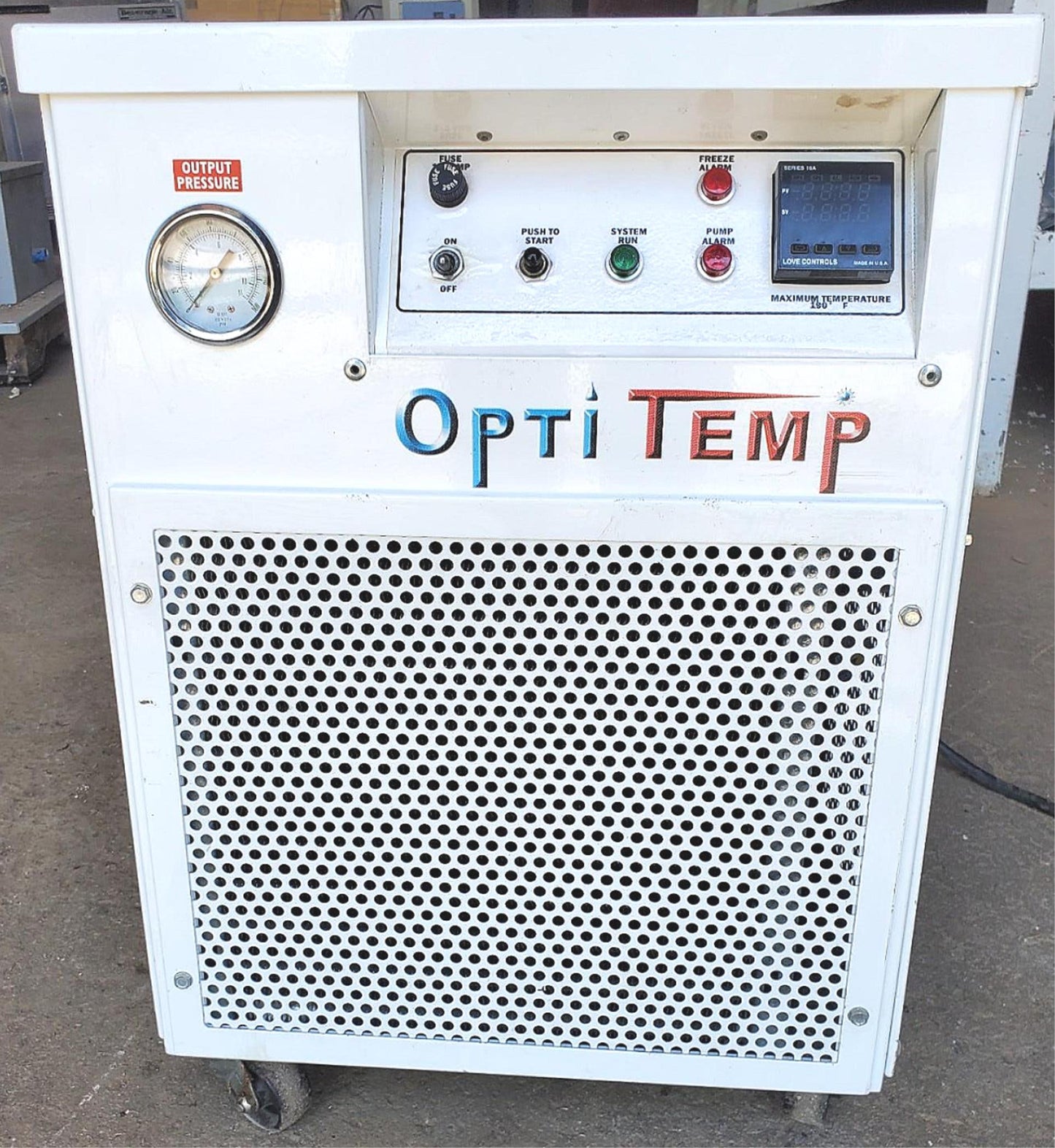 OPTI TEMP OTR-.5R HIGH TEMP 60.000 PSI CHILLER 1340WATTS 1,340 WATT WATCH VIDEO