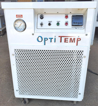 OPTI TEMP OTR-.5R HIGH TEMP 60.000 PSI CHILLER 1340WATTS 1,340 WATT WATCH VIDEO