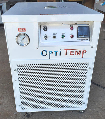 OPTI TEMP OTR-.5R HIGH TEMP 60.000 PSI CHILLER 1340WATTS 1,340 WATT WATCH VIDEO