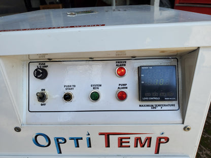 OPTI TEMP OTR-.5R HIGH TEMP 60.000 PSI CHILLER 1340WATTS 1,340 WATT WATCH VIDEO