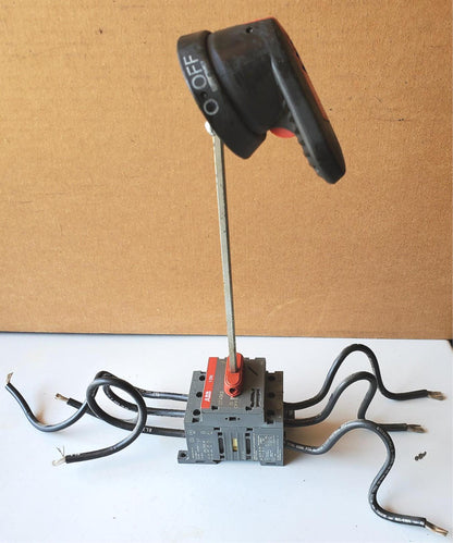 ABB OT45E3 DISCONNECT BREAKER SWITCH 3 Phase 600v Switch + HANDLE SHAFT FREESHIP