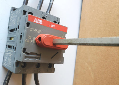 ABB OT45E3 DISCONNECT BREAKER SWITCH 3 Phase 600v Switch + HANDLE SHAFT FREESHIP