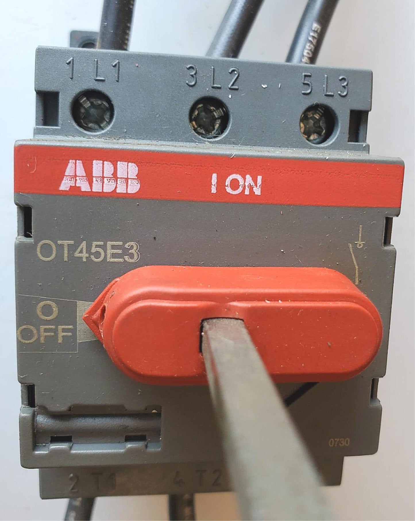 ABB OT45E3 DISCONNECT BREAKER SWITCH 3 Phase 600v Switch + HANDLE SHAFT FREESHIP