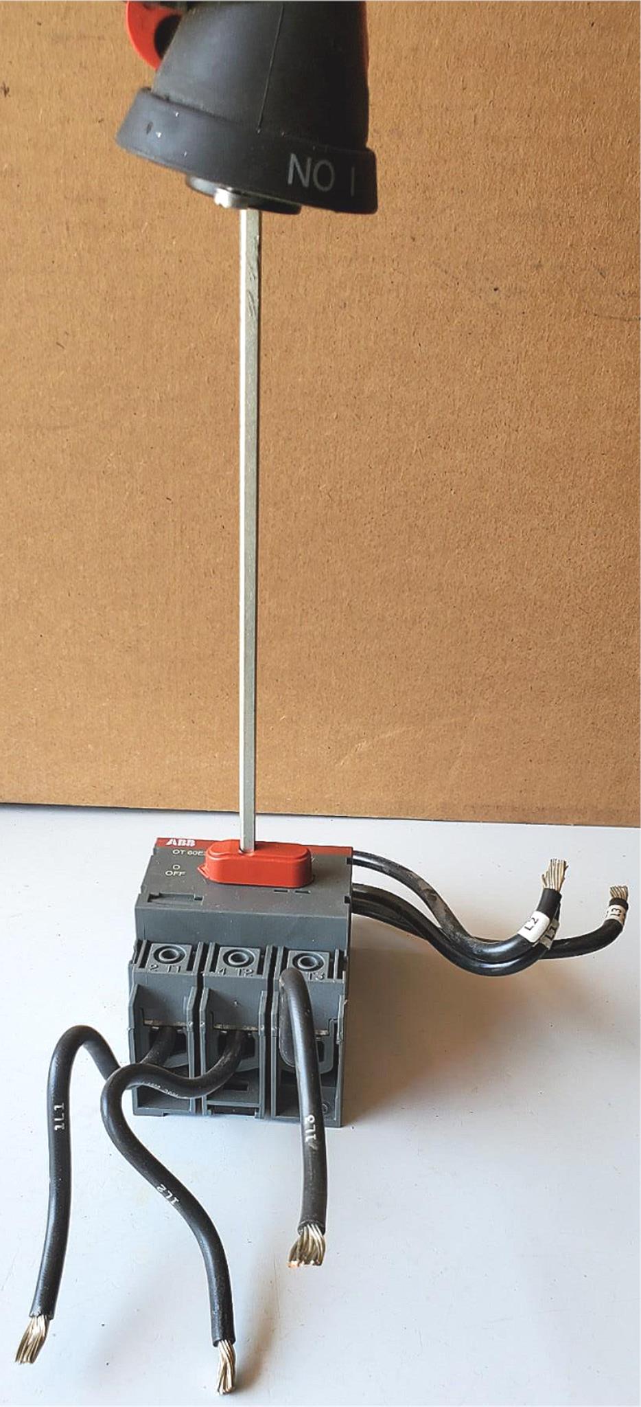 ABB OT-60E3 Disconnect Switch PLUS EXTRA HANDLE & SHAFT 60Amp FREE SHIPPING