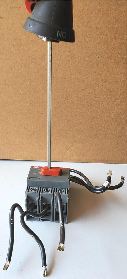 ABB OT-60E3 Disconnect Switch PLUS EXTRA HANDLE & SHAFT 60Amp FREE SHIPPING