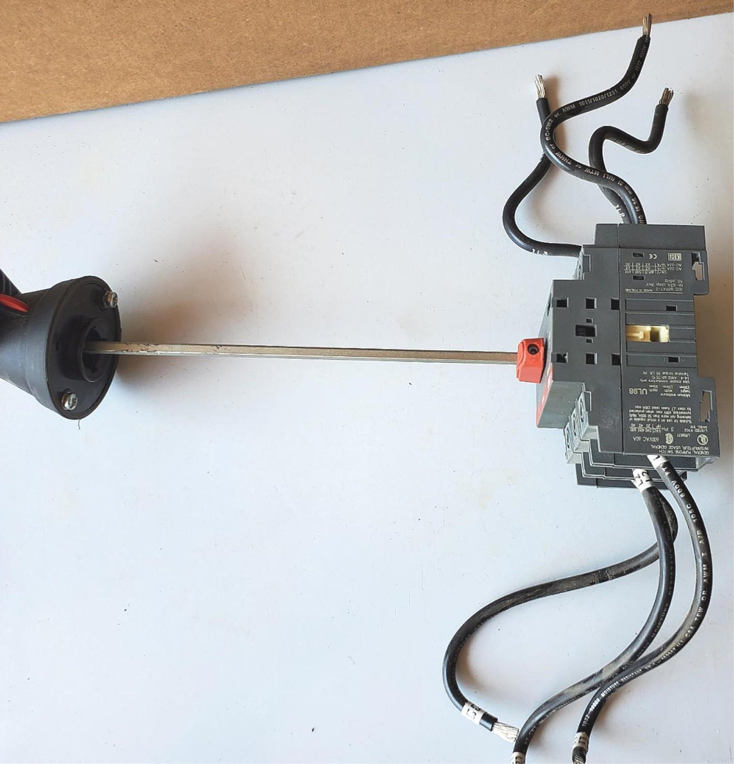 ABB OT-60E3 Disconnect Switch PLUS EXTRA HANDLE & SHAFT 60Amp FREE SHIPPING