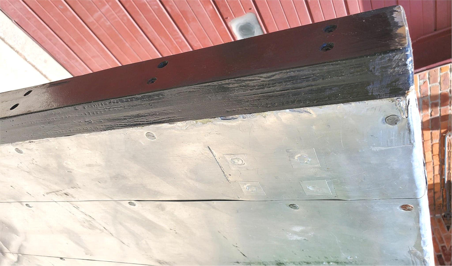 RARE VINTAGE HUGE 98"high x 72"wide HEAVY DUTY STEEL ARMORED BARN DOOR FREE SHIP