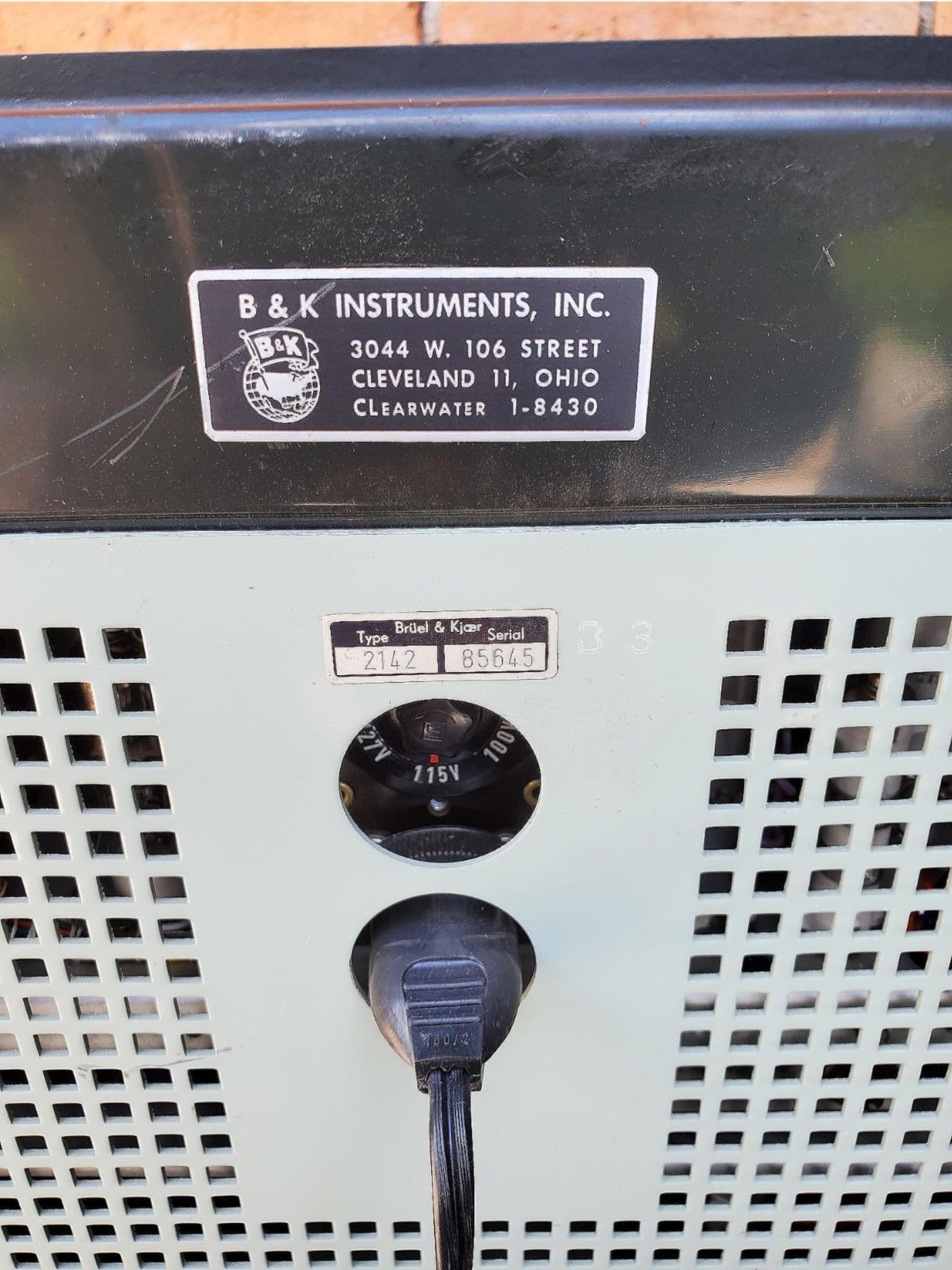 BRUEL & KUJAER 2113 AUDIO FREQUENCY SPECTROMETER FREE SHIPPING