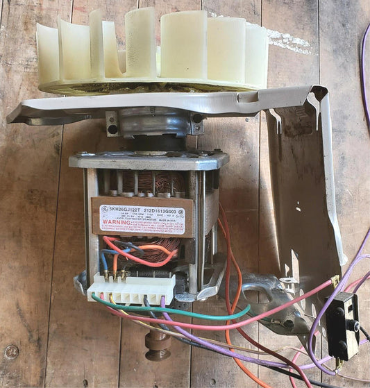GE 5KH26GJ122T 212D1613G003 CLOTHES DRYER MOTOR with FAN BLOWER FREESHIPPING