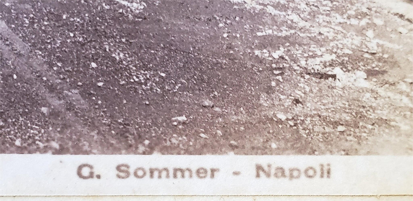 RARE 1888 ORIGINAL PHOTOGRAPH of BRUNIG PASS LUCERNE by G SOMMER 10"x8" FREESHIP