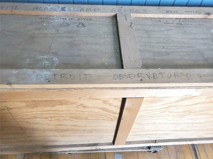 BIG 10 ART DECO 100Year MID CENTURY CLASSIC MILK LAMP GLOBE DETROIT OBSERVATORY