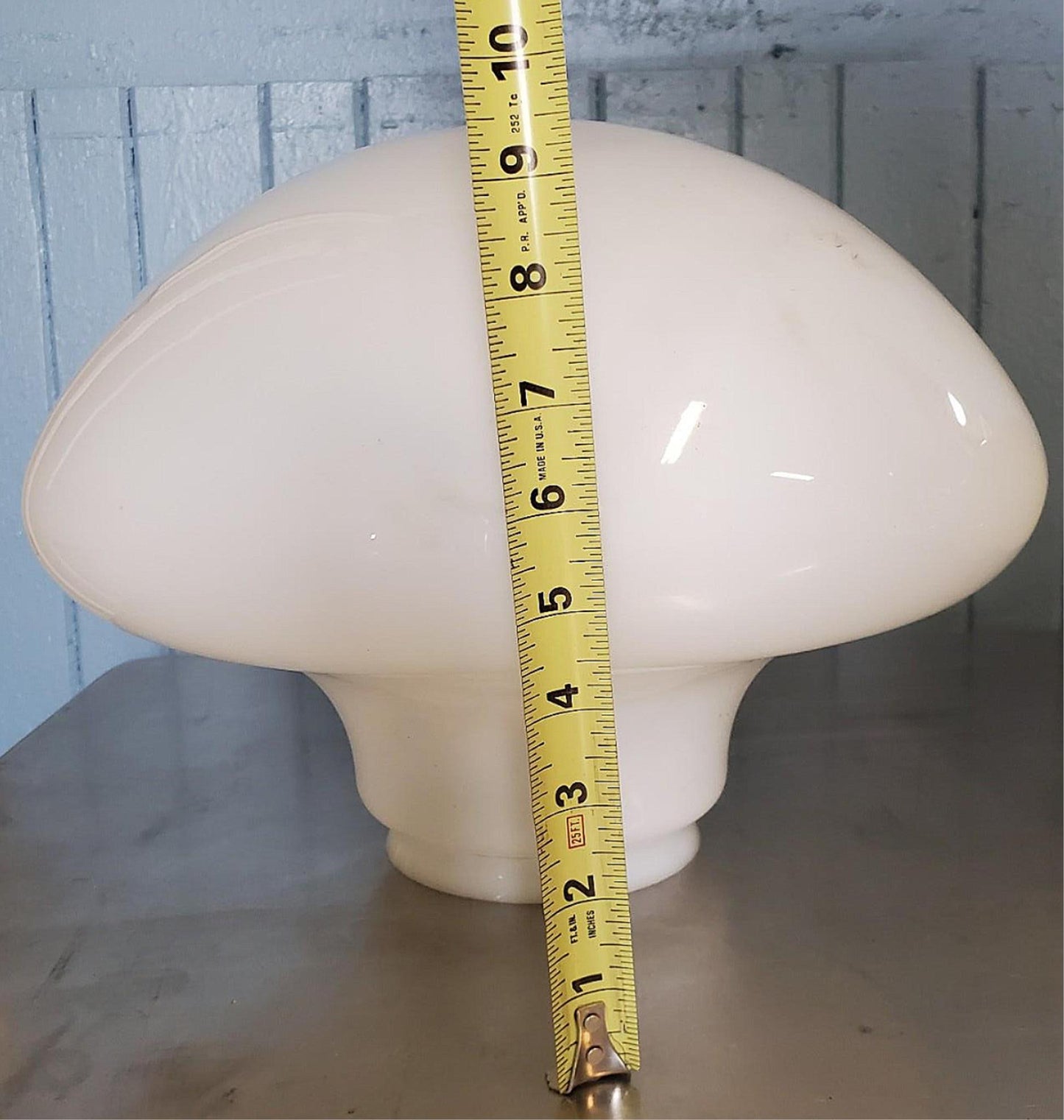 BIG 10 ART DECO 100Year MID CENTURY CLASSIC MILK LAMP GLOBE DETROIT OBSERVATORY