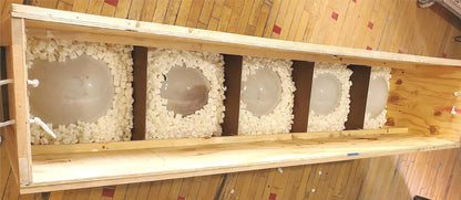 BIG 10 ART DECO 100Year MID CENTURY CLASSIC MILK LAMP GLOBE DETROIT OBSERVATORY