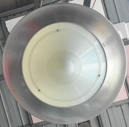 ANTIQUE 100year ART DECO MID CENTURY CHANDELIER OPAL MILK GLASS INDUSTRIAL LIGHT