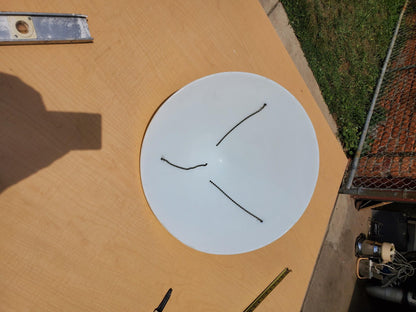 ANTIQUE 100year ART DECO MID CENTURY CHANDELIER OPAL MILK GLASS INDUSTRIAL LIGHT