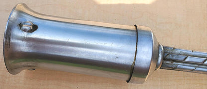 ANTIQUE 100year ART DECO MID CENTURY CHANDELIER OPAL MILK GLASS INDUSTRIAL LIGHT