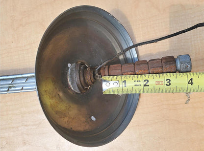 ANTIQUE 100year ART DECO MID CENTURY CHANDELIER OPAL MILK GLASS INDUSTRIAL LIGHT