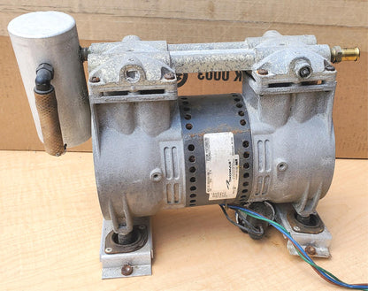 THOMAS 2650CE44-989 PISTON AIR COMPRESSOR VACUUM PUMP WATCH VIDEO FREE SHIP