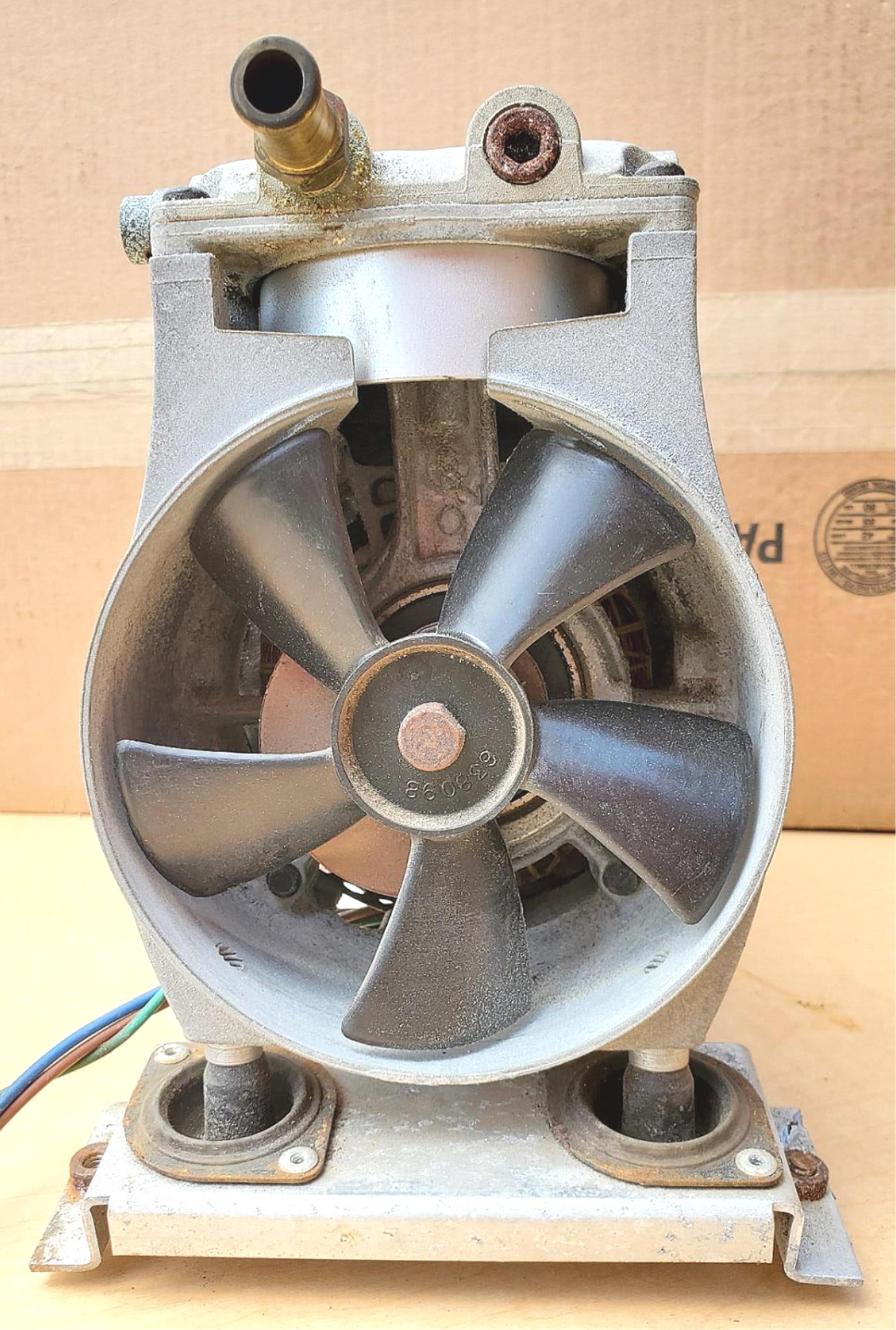 THOMAS 2650CE44-989 PISTON AIR COMPRESSOR VACUUM PUMP WATCH VIDEO FREE SHIP