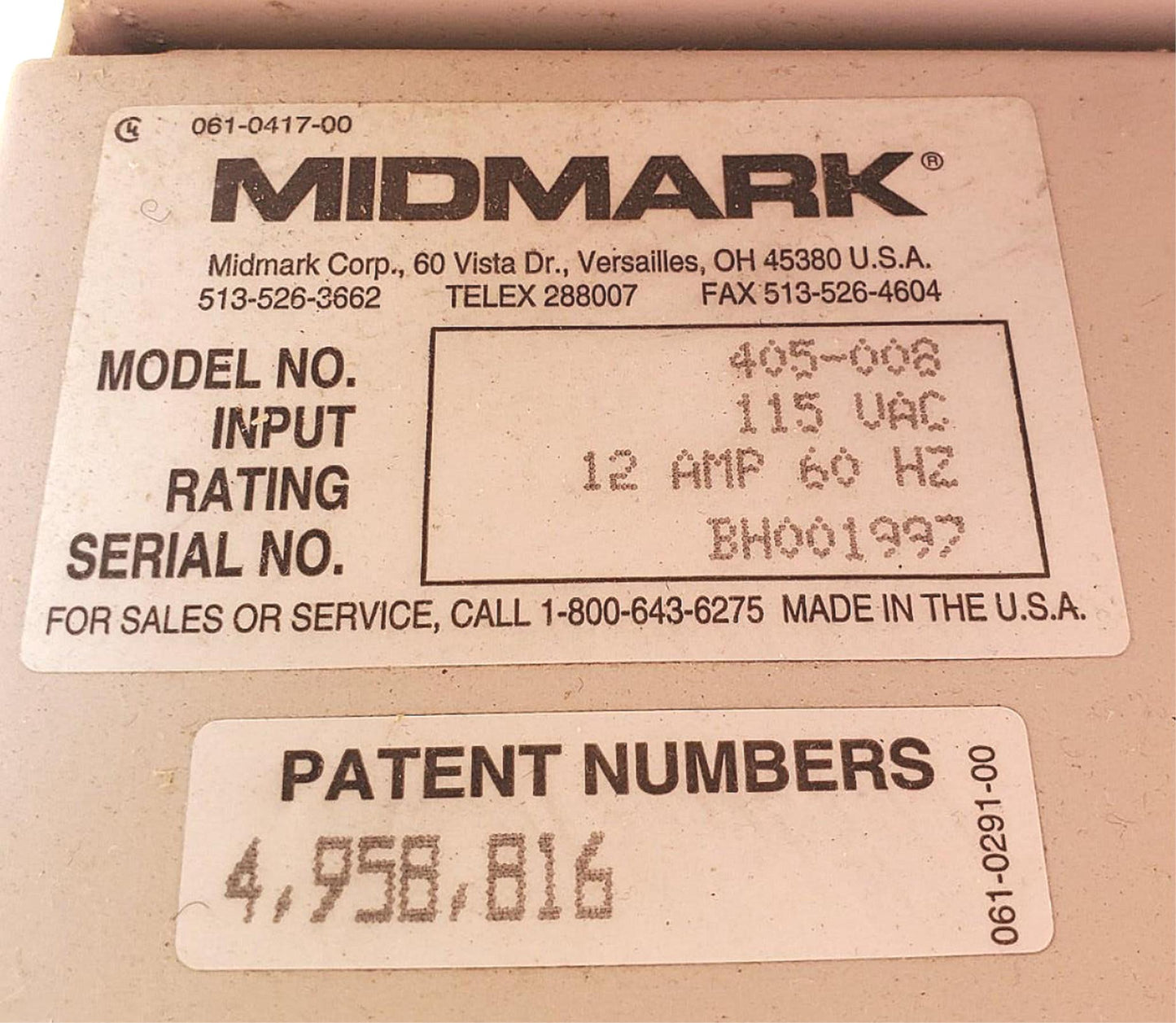 MIDMARK 405 Motorized Patient Exam Table Hi-Lo & FootRemote WATCH VIDEO FREESHIP