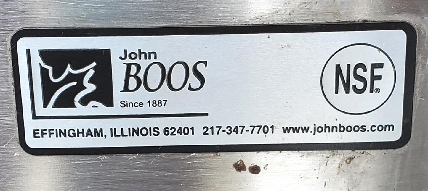 JOHN BOOS 17 x 15.5 x 5 ST STEEL COMMERCIAL SINK with HOT & COLD FAUCET FREESHIP