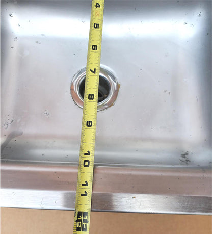 JOHN BOOS 17 x 15.5 x 5 ST STEEL COMMERCIAL SINK with HOT & COLD FAUCET FREESHIP