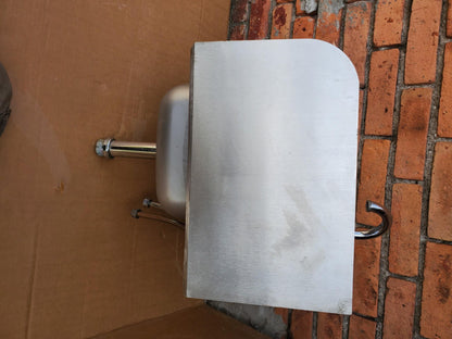 JOHN BOOS 17 x 15.5 x 5 ST STEEL COMMERCIAL SINK with HOT & COLD FAUCET FREESHIP