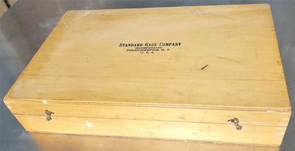 STANDARD Co SNAP GAGE 6"-7" PARALLOC DIAL DIAGRAM INSTRUCTION WOOD CASE FREESHIP