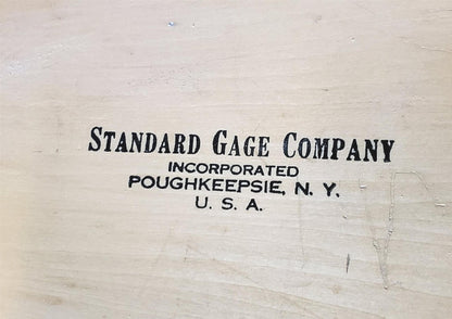 STANDARD Co SNAP GAGE 6"-7" PARALLOC DIAL DIAGRAM INSTRUCTION WOOD CASE FREESHIP