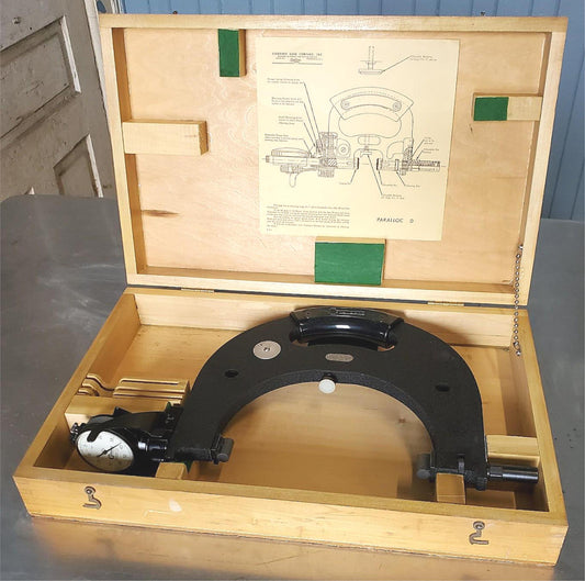 STANDARD Co SNAP GAGE 6"-7" PARALLOC DIAL DIAGRAM INSTRUCTION WOOD CASE FREESHIP