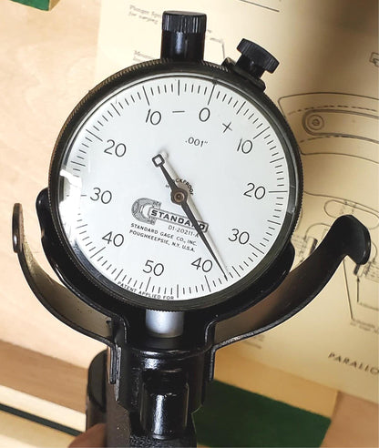STANDARD Co SNAP GAGE 6"-7" PARALLOC DIAL DIAGRAM INSTRUCTION WOOD CASE FREESHIP