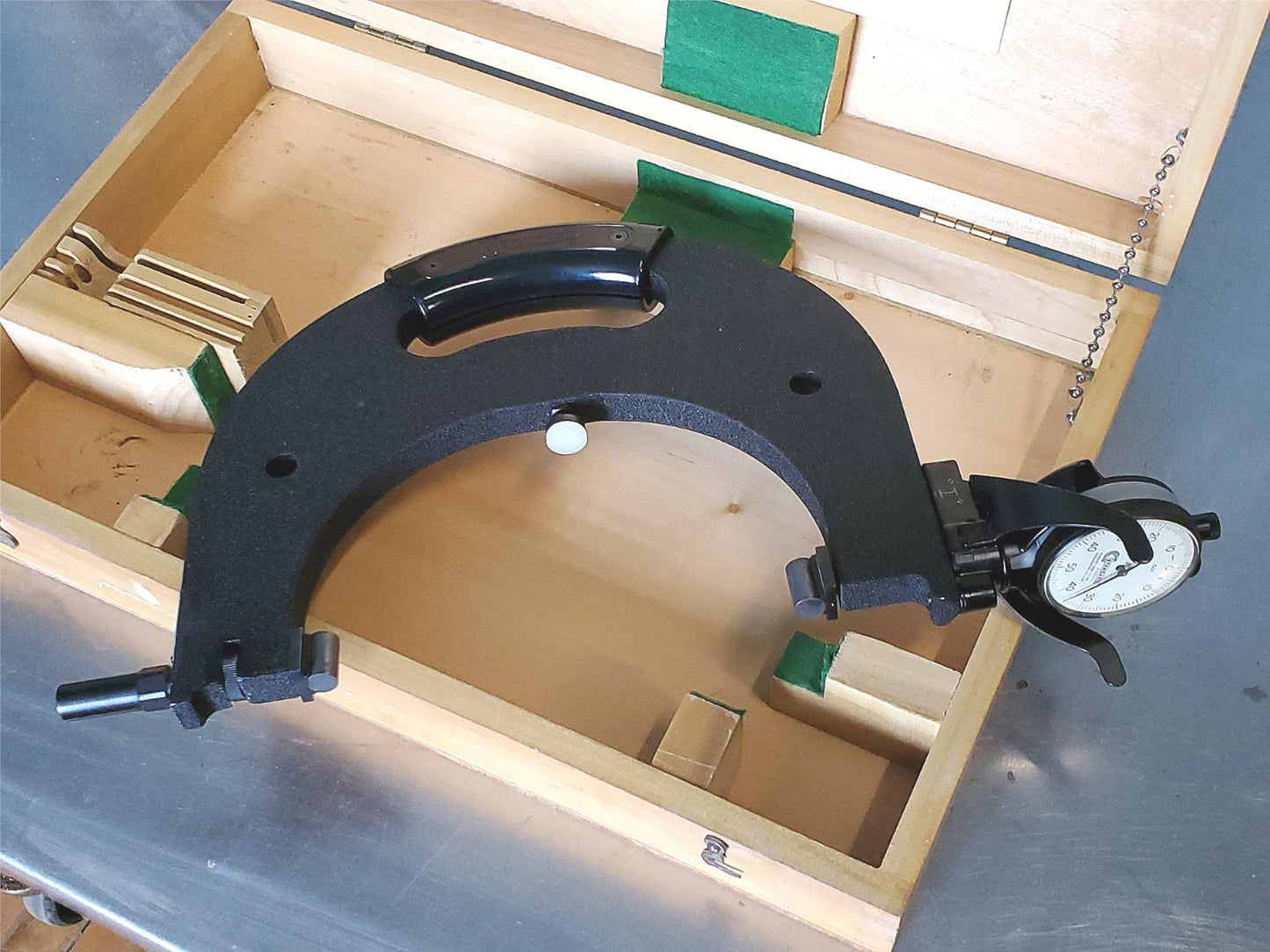 STANDARD Co SNAP GAGE 6"-7" PARALLOC DIAL DIAGRAM INSTRUCTION WOOD CASE FREESHIP