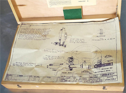 STANDARD Co SNAP GAGE 6"-7" PARALLOC DIAL DIAGRAM INSTRUCTION WOOD CASE FREESHIP