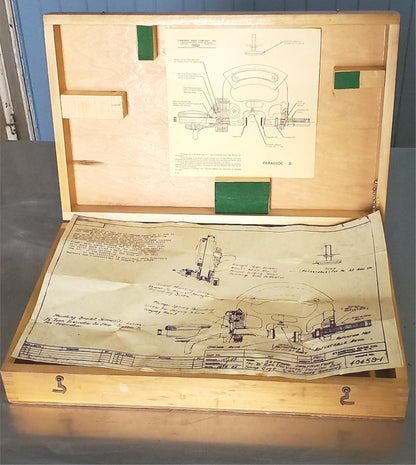 STANDARD Co SNAP GAGE 6"-7" PARALLOC DIAL DIAGRAM INSTRUCTION WOOD CASE FREESHIP