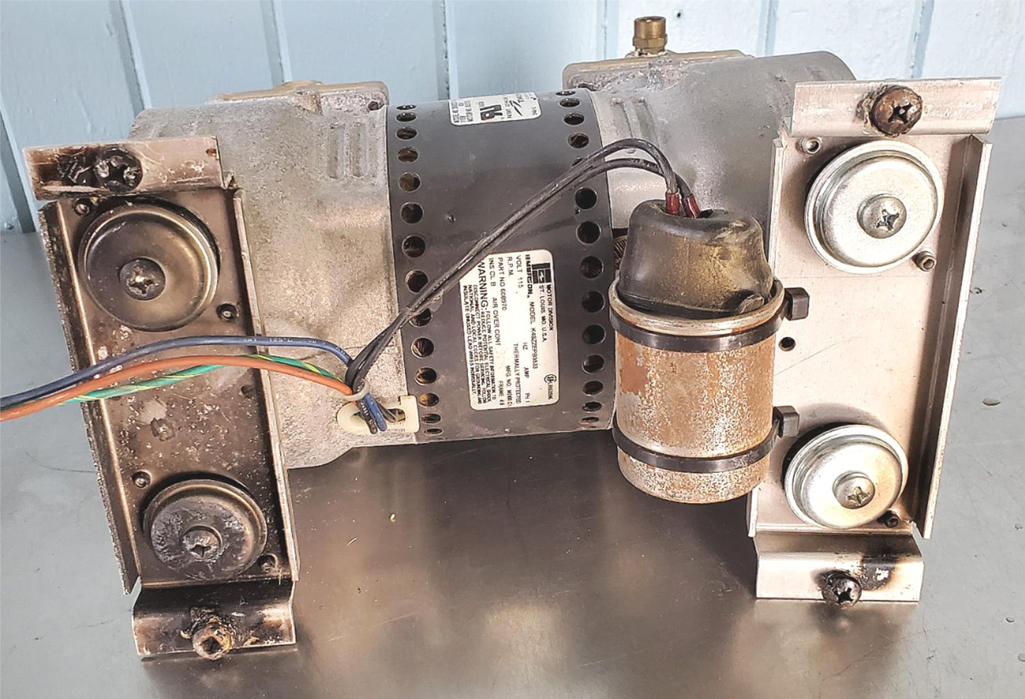 THOMAS 2650CE37-989H PISTON AIR COMPRESSOR VACUUM PUMP WATCH VIDEO FREE SHIP