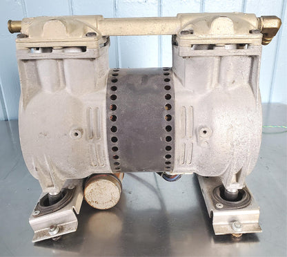 THOMAS 2650CE37-989H PISTON AIR COMPRESSOR VACUUM PUMP WATCH VIDEO FREE SHIP