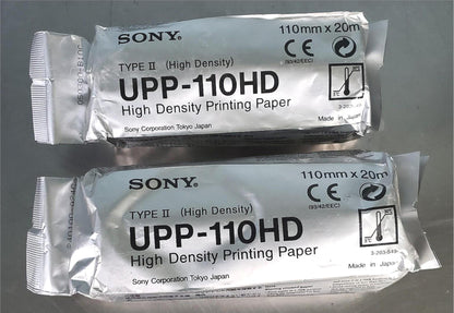 2 ROLLS of BRAND NEW SEALED SONY UPP-110HD VIDEO GRAPHIC PRINTER PAPER FREE SHIP