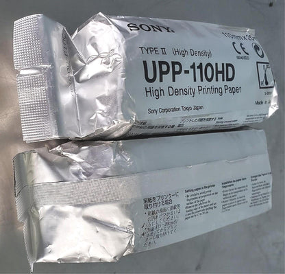 2 ROLLS of BRAND NEW SEALED SONY UPP-110HD VIDEO GRAPHIC PRINTER PAPER FREE SHIP