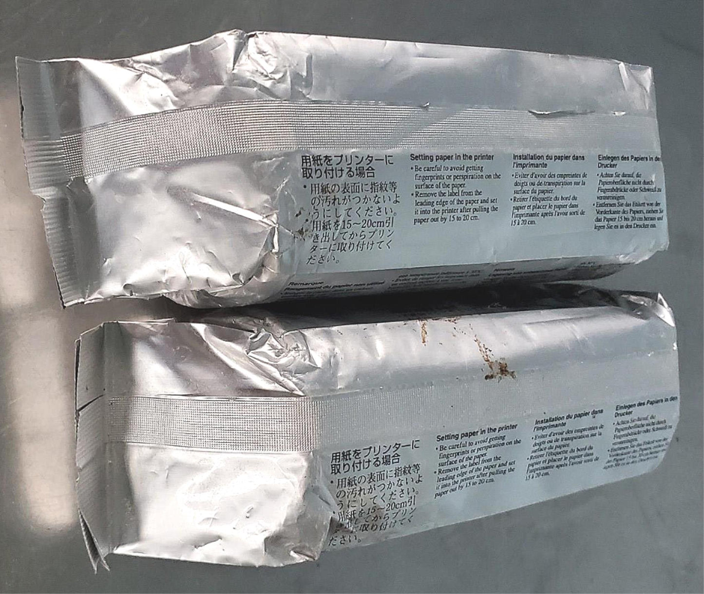 2 ROLLS of BRAND NEW SEALED SONY UPP-110HD VIDEO GRAPHIC PRINTER PAPER FREE SHIP