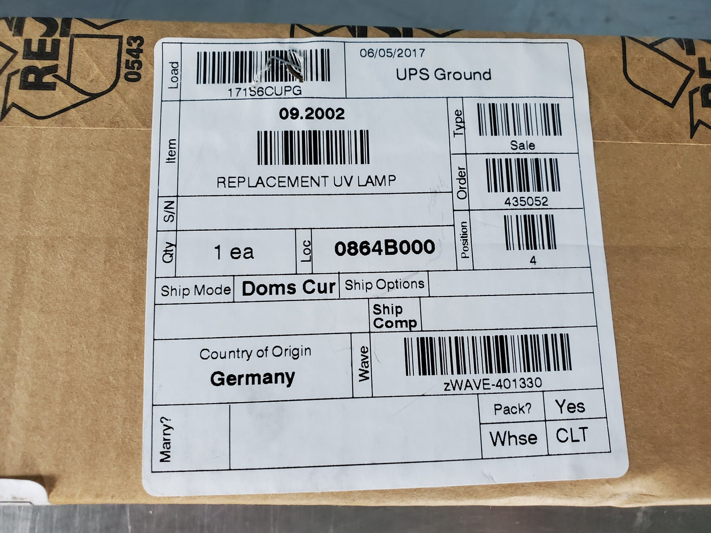 THERMO FISHER SMART2PURE UV-LAMP ART-NR-091002 WATCH VIDEO FREE SHIPPING