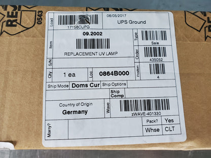 THERMO FISHER SMART2PURE UV-LAMP ART-NR-091002 WATCH VIDEO FREE SHIPPING