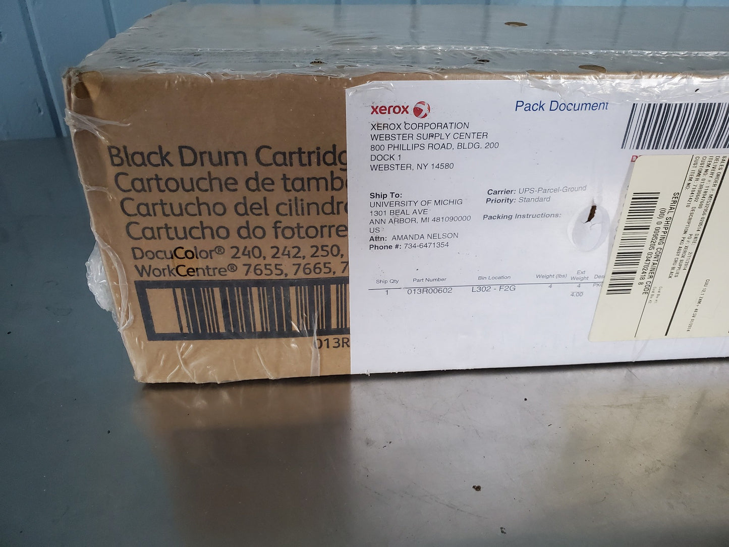 4 XEROX GENUINE OEM CARTRIDGE PHASER 6360 TONER CYAN BLACK MAGENTA FREE SHIP