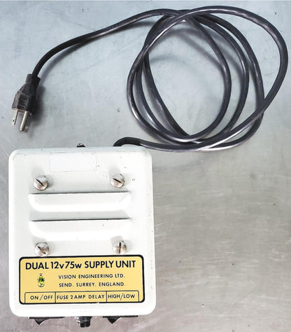 VISUAL DUAL 12V / 75W SUPPLY UNIT FREE SHIP