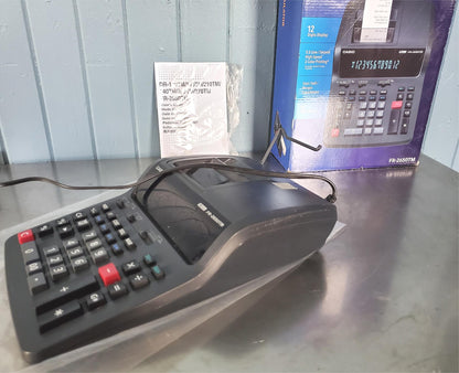 CASIO FR-2650TM DESKTOP CALCULATOR STORE DISPLAY withMANUAL 100%TESTED FREE SHIP
