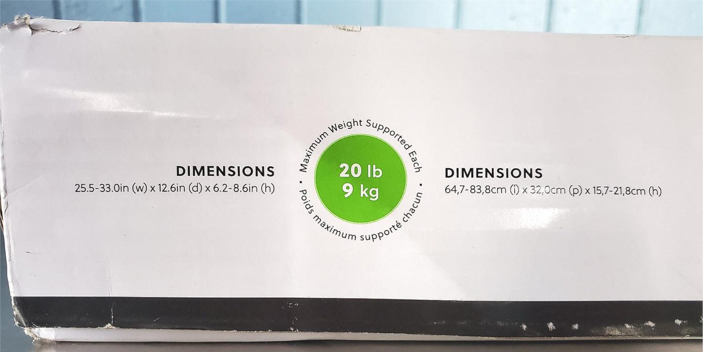 ALLSOP ERGOTWIN DUAL MONITOR LAPTOP STAND TABLE FURNITURE FREE SHIP