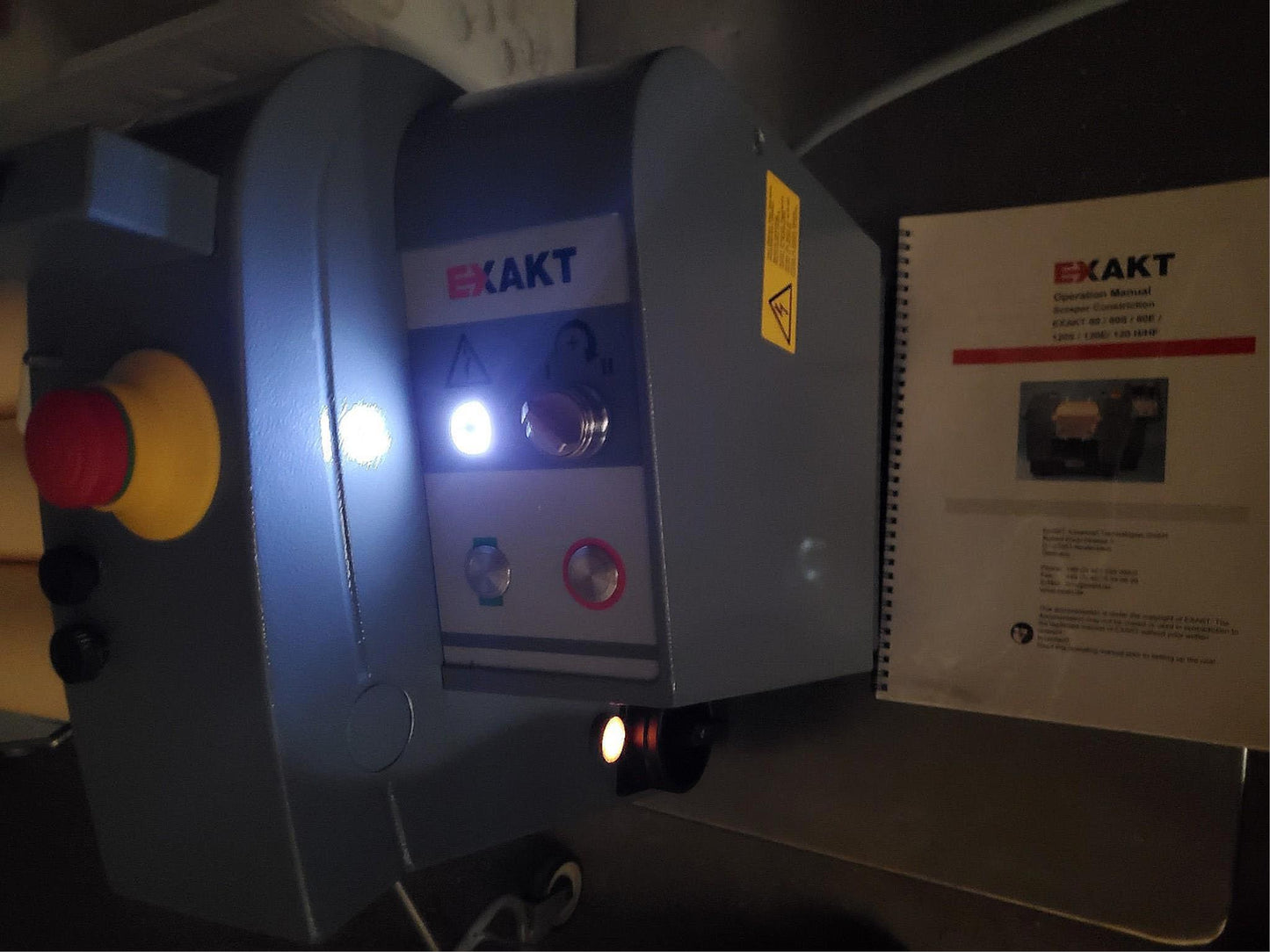 EXAKT 80 THREE ROLL MILL 3 PHASE 100%GUARANTEEDWORKING 90 DAY WARRANTY FREE SHIP