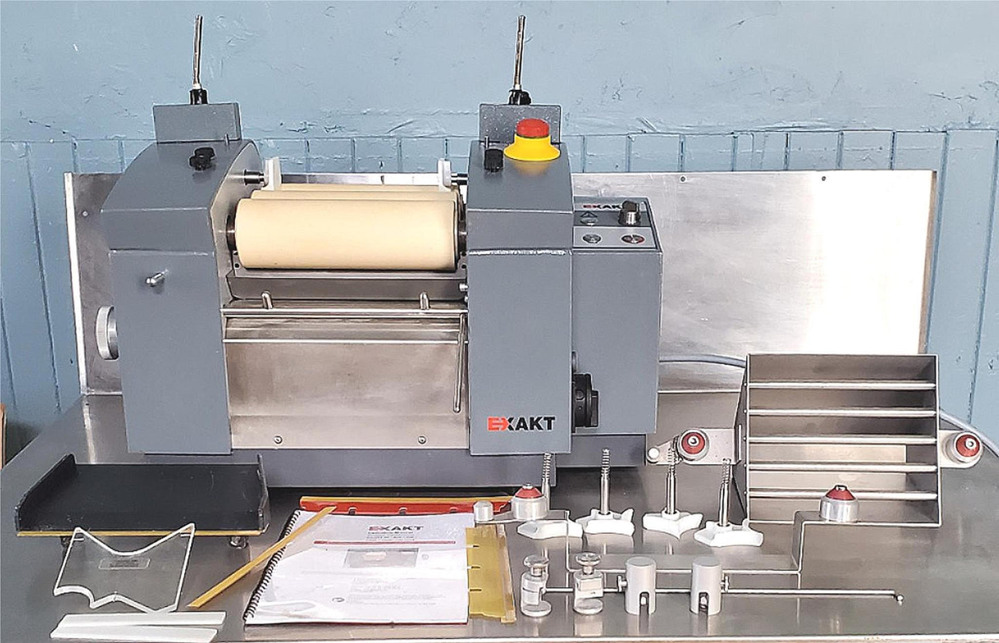EXAKT 80 THREE ROLL MILL 3 PHASE 100%GUARANTEEDWORKING 90 DAY WARRANTY FREE SHIP