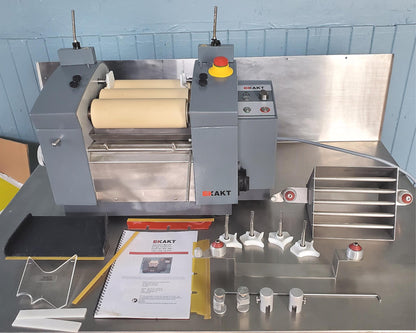 EXAKT 80 THREE ROLL MILL 3 PHASE 100%GUARANTEEDWORKING 90 DAY WARRANTY FREE SHIP