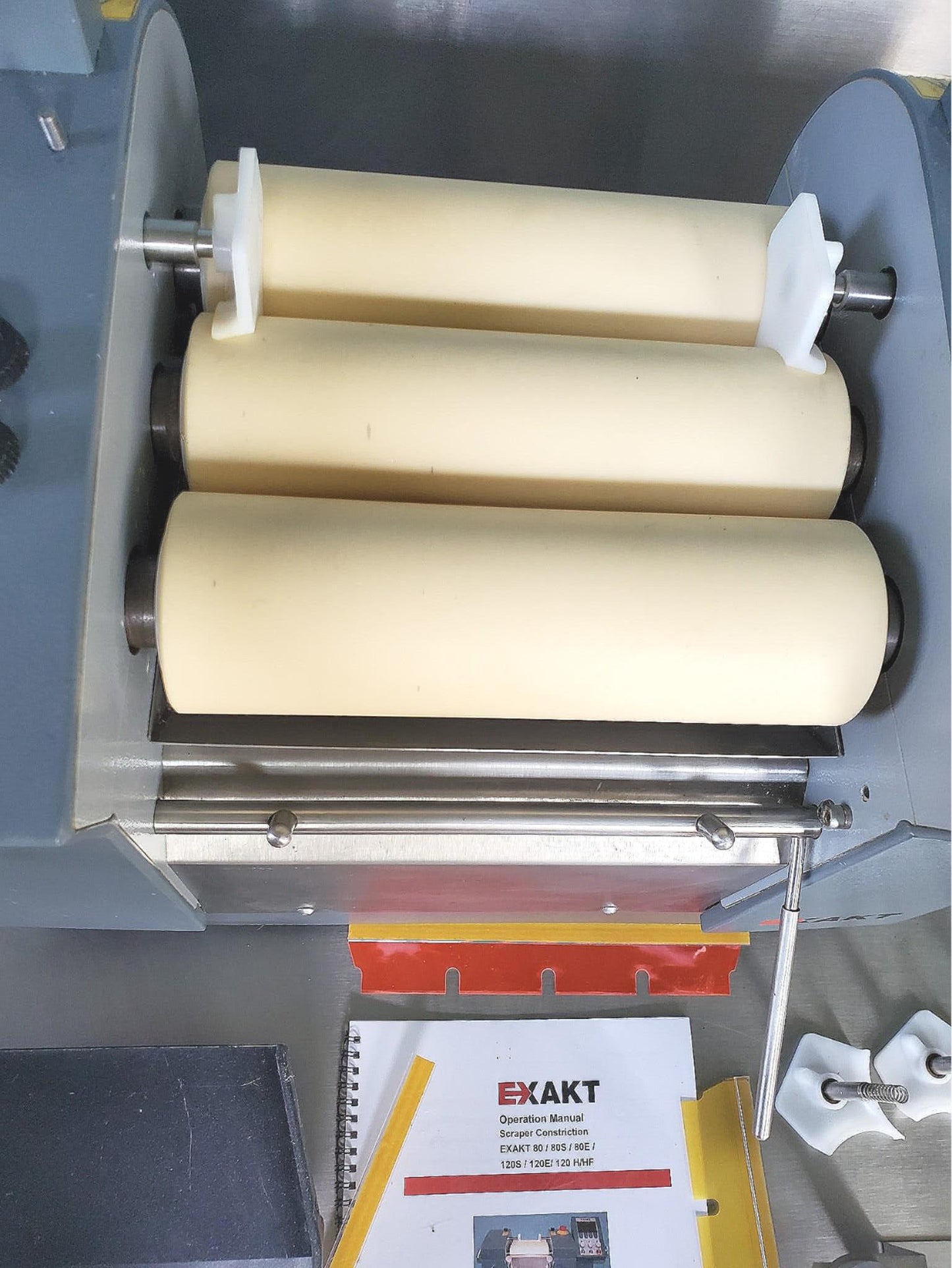 EXAKT 80 THREE ROLL MILL 3 PHASE 100%GUARANTEEDWORKING 90 DAY WARRANTY FREE SHIP